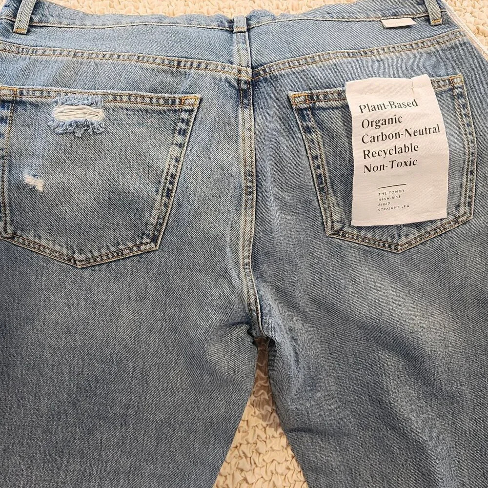 Boyish Denim Jeans, The Tommy High Rise Straight Leg, NWT - Picture 4 of 4